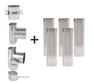 Wkład do drewna, owalny, żaroodporny 120x220/5,35m