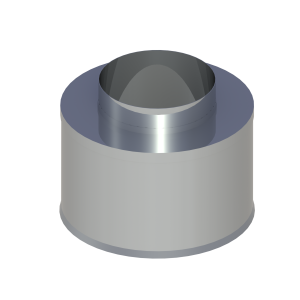 Zakończenie wylotu rury Ø80*125 mm