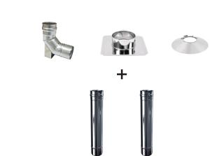 Wkład do kotła kondensacyjnego ϕ 60/2 rury