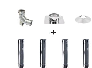 Wkład do kotła kondensacyjnego ϕ 60/4 rury